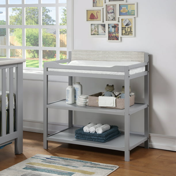 Baby Change Table Changing Station with Storage Folding Nursery Unit Modern UK